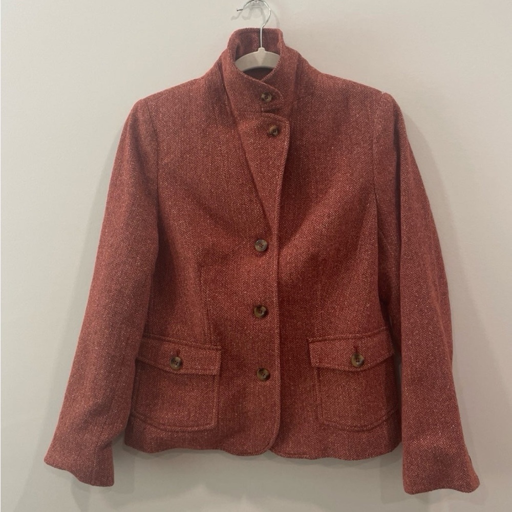 Women’s LL Bean Wool Coat Size M